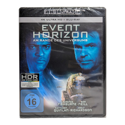 Event Horizon Am Rande des Universums 4K Ultra HD BluRay Blu-Ray Film Sealed Neu