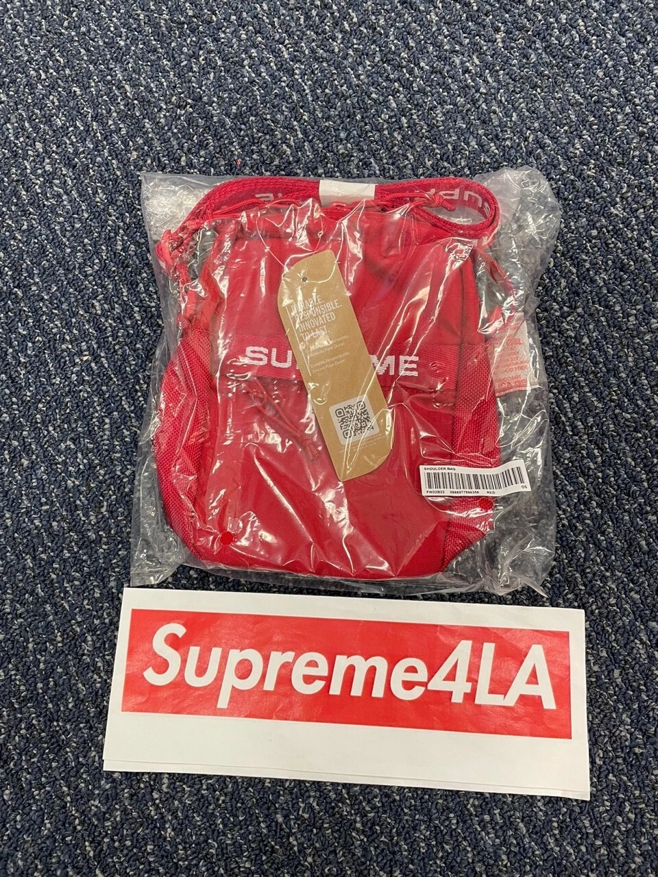 Sac bandoulière Supreme rouge 22FW