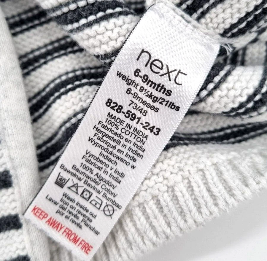 SACAI NEXT Calda maglia felpa con cappuccio camicetta per ragazzi taglia 68 74 (6 9 M)