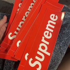 1 Supreme Red Box Logo Sticker 100 AUTHENTIC BRAND NEW IN HAND