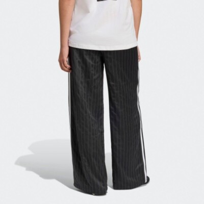 Adidas Pin Stripe Satin Pants Womens - Black / KD2295 / Expedited