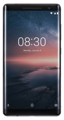 #ad Nokia 8 Sirocco – 5.5quot; P OLED – 6GB RAM – 128GB Storage – Black – Unlocked – NEW $438.00