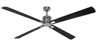 Smart Deckenventilator Fernbedienung Dc LüFter Neo 180Cm Matt Chrom Wenge Silber