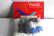 VTG Coca-Cola String Lights 1996 Coke Bottles & Polar Bears  14' NEW In or Out