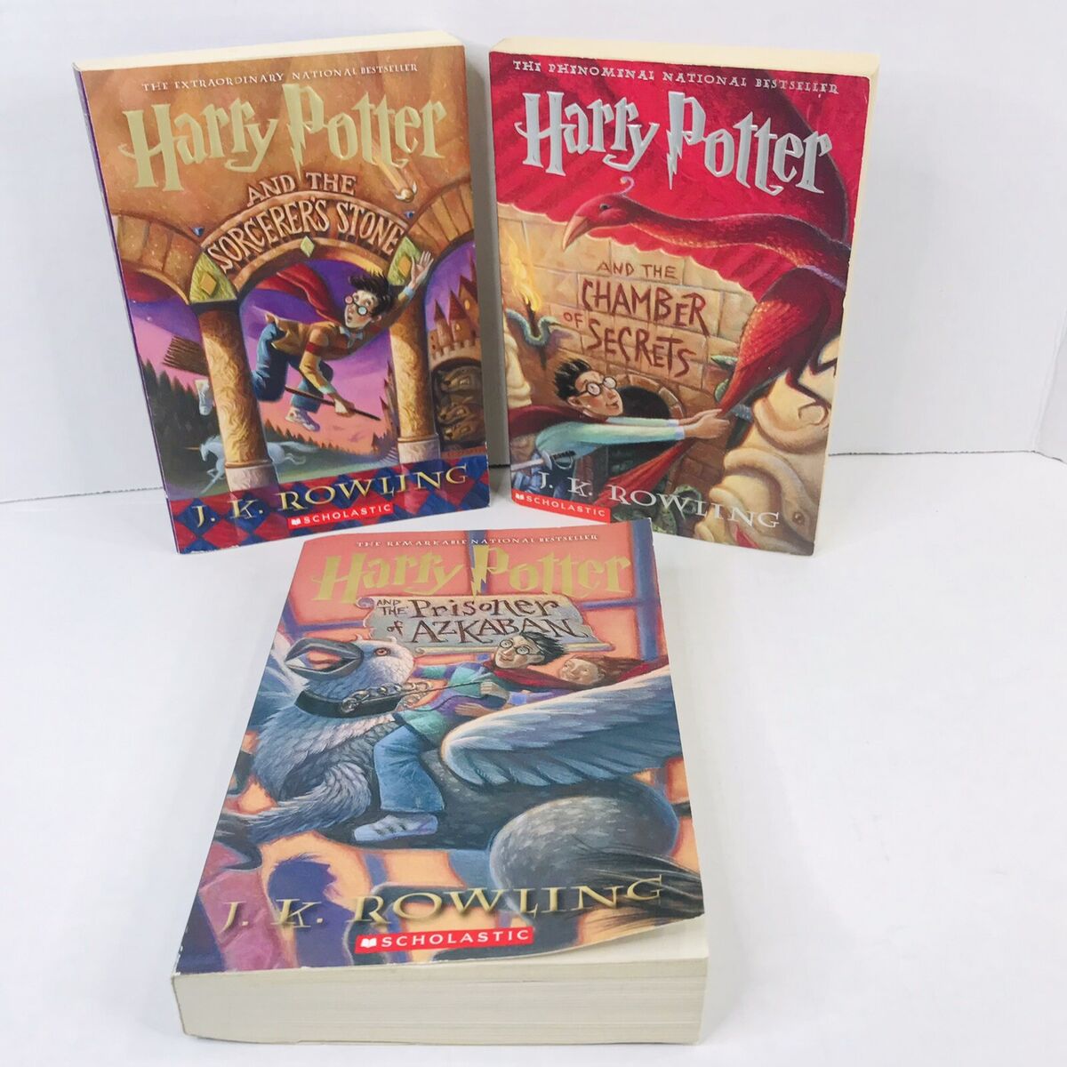 Harry Potter Scholastic Paperback Books Years 2 & 3 J.K. Rowling