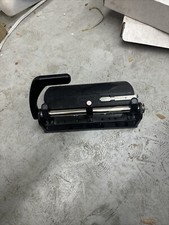 ACCO Model 350 Adjustable 2 or 3 Hole Paper Punch Heavy Duty Slide Guide Lever
