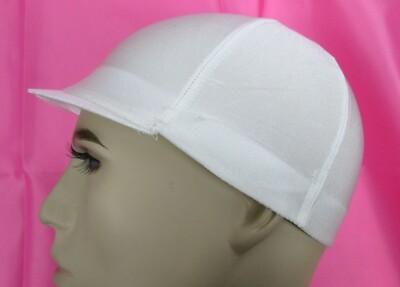 LOT OF 2 HATS--SHINY & COMPACT UNISEX SPANDEX VISOR CAP,ONE SIZE  NYLON -MH1140
