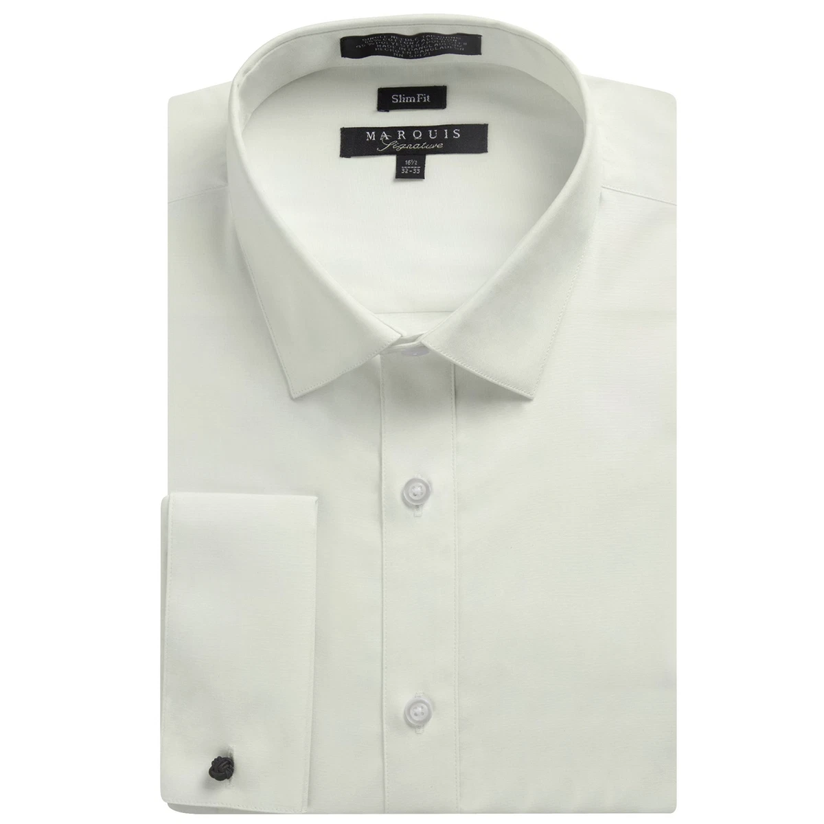 Ivory Slim French Cuff Dress Shirts for Men for sale | eBay