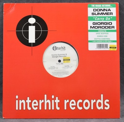 Donna Summer & Giorgio Moroder   Carry On 12'' 1997 Interhit VG+ 10164-1