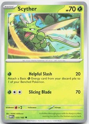 Scyther 123/165 Scarlet & Violet 151 Uncommon