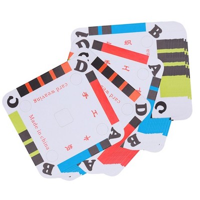 200 Pcs Geflochtener Papierstau Brettchenweben Für Anfänger Liefert Karten