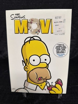 The Simpsons Movie (DVD, 2007, Full screen) (NEW) with Original Slipcover ￼￼