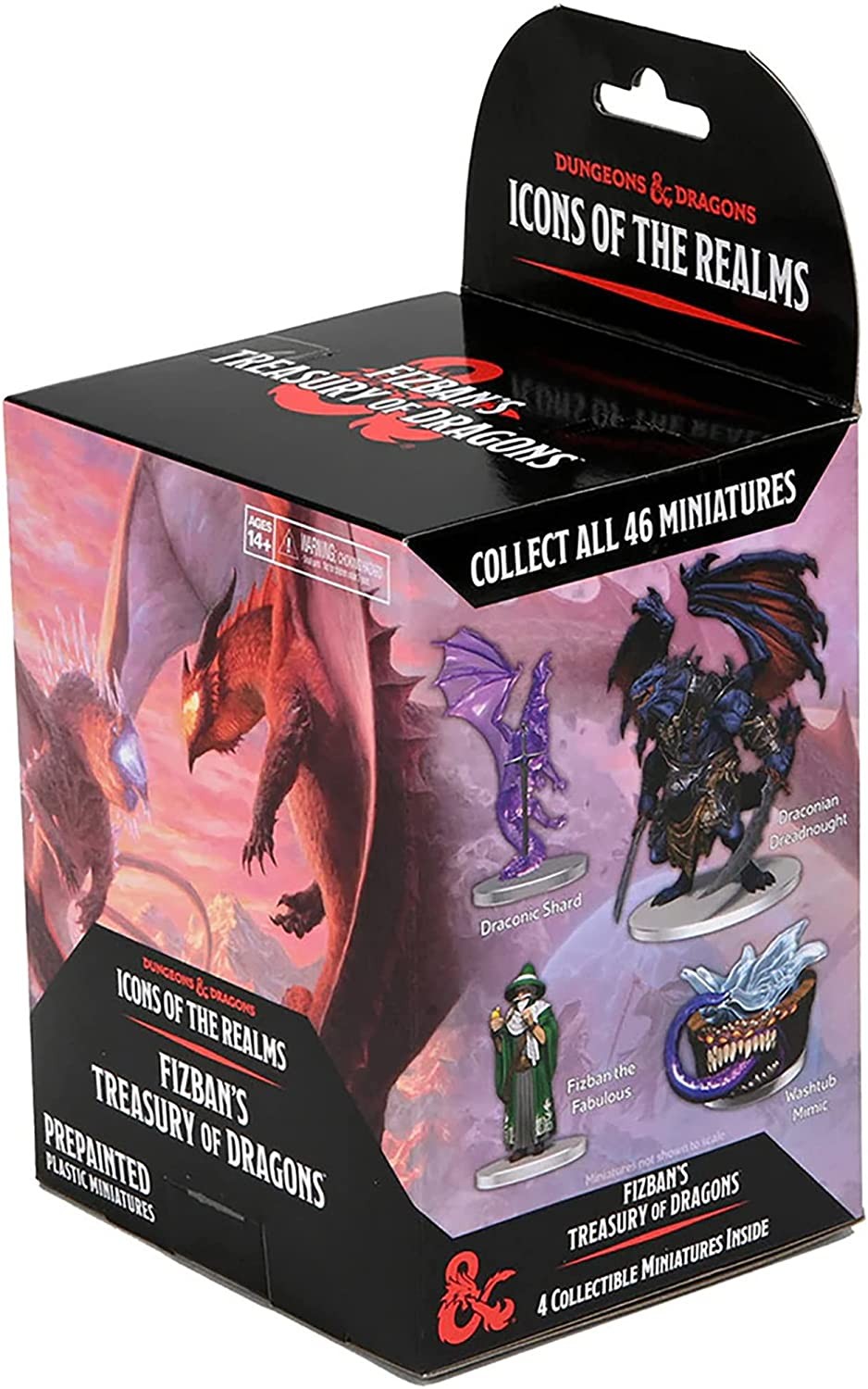 D - D Icons of the Realms Fizbans Treasury of Dragons 1 Бустер - Содержит 4 минуты 4090₽