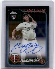 2024 Topps Chrome #RA-KF Kody Funderburk Rookie Autographs