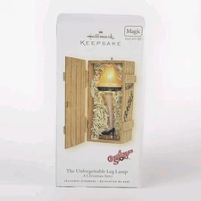2008 Hallmark Keepsake Ornament THE UNFORGETTABLE LEG LAMP A Christmas Story
