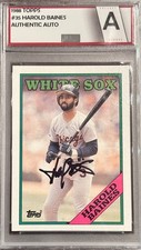 1988 Topps Harold Baines Signed Card Baseball Autographed Auto #35 HOF