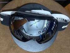 OlarHike Ski Snowboard Goggles Foam Support Black Over the Glasses Full Coverage