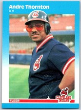 1987 Fleer Andre Thornton #262 Cleveland Indians