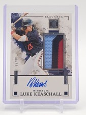 LUKE KEASCHALL 2025 IMPECCABLE ELEGANCE PATCH AUTO /99 #EJA-LK TWINS Q6846