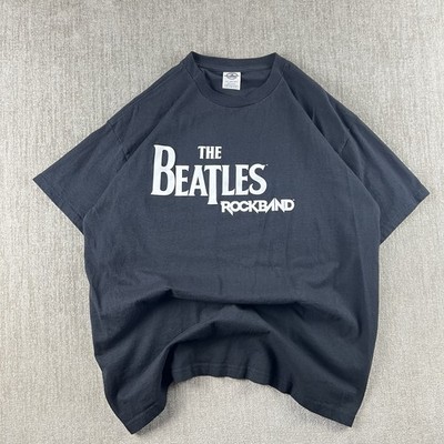 Y2K The Beatles x Rockband Game Promo Shirt Size XL Time Warner Double Sided