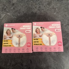 NEW 2 Pack Amplim Manual Wearable in-Bra Breast Pump GEN4 Silicone Milk Shell