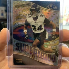 2025 Panini Revolution Malaki Starks Supernova Neutron/30 SSP RC #11 Ravens