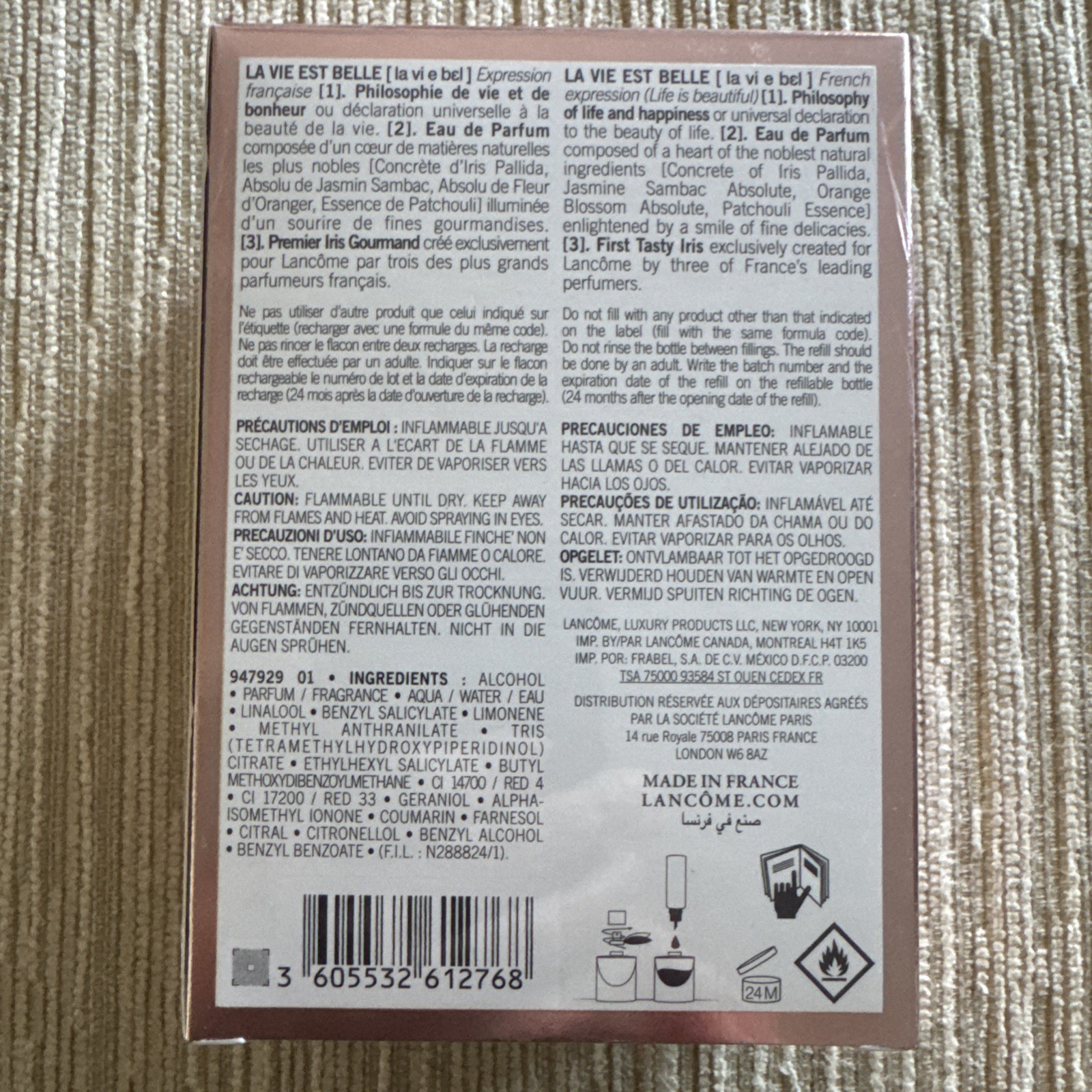 LA VIE EST BELLE by LANCOME L'eau de Parfum SPRAY 1.7 oz Sealed