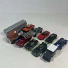 Lot of 11Vintage Diecast Cars Matchbox Hot Wheels Mattel Ertl  1970s–90s