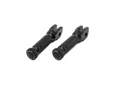 Fydun Nero Poggiapiedi Con Bordo Argento Alluminio - Paio Di - 6