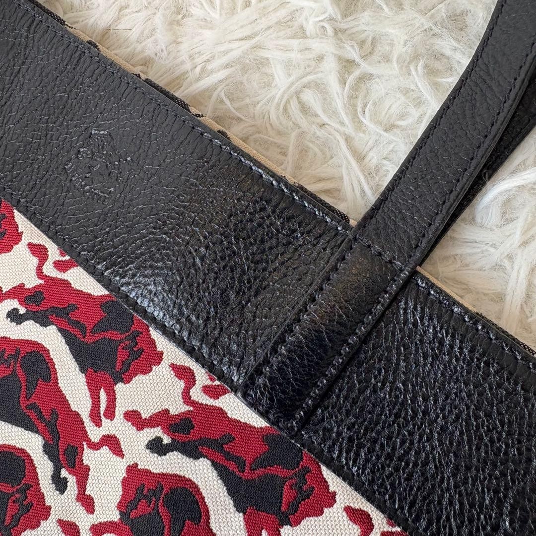 IL BISONTE Python Wave Tote Bag All Over Pattern … - image 7