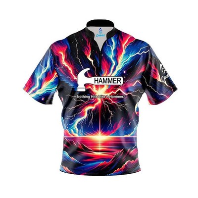 (Custom Name) - Hammer Strikes Bowling Jersey Shirts - Size S-5XL