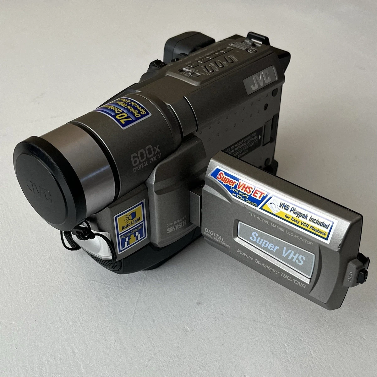 JVC - Super VHS Camcorder 700X Digital Zoom - Model GR-SXM265U - Untested As Is