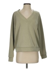 A New Day Women Green Sweatshirt S