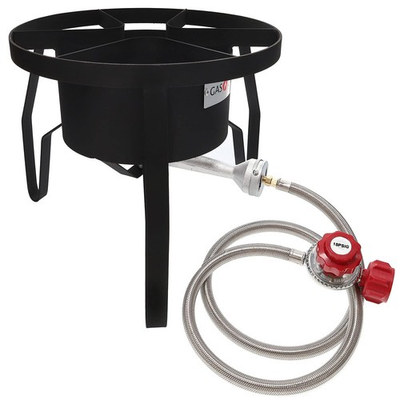 #ad GasOne B 5300 15 igh Pressure Outdoor Propane Burner Gas Cooker Welded Frame $45.27
