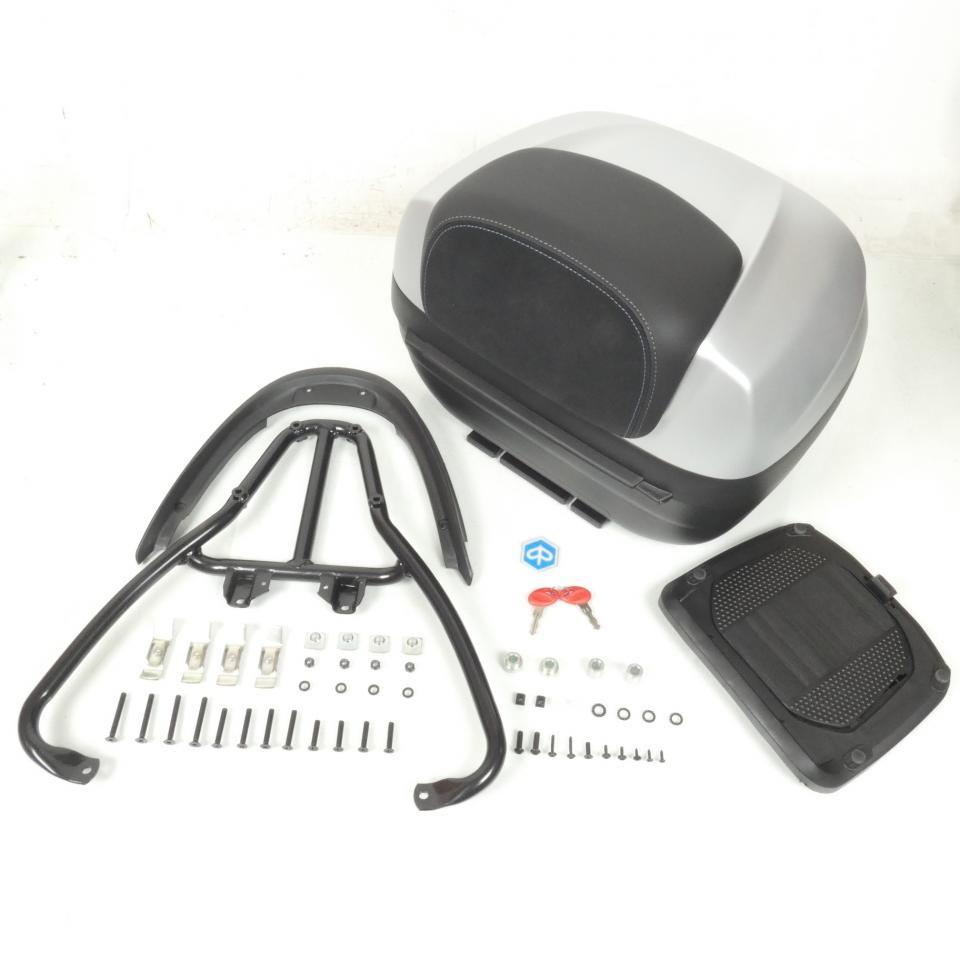 Top case pour scooter Piaggio 300 MP3 HPE CM292706 Argent Comet d'une capacité de 37L