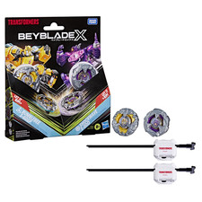 Beyblade X And Transformers Collab Bumblebee 3-60Gp Vs. Shockwave 5-80O 2