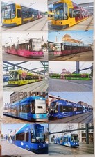 10 Fotos Stra&szlig;enbahn Dresden, DVB, Werbung, Stadt Bahn, Dynamo, Nahverkehr, Tram