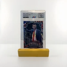 Charlie Kirk  /12  Tiger Stripe  Disco Refractor Card  in Artist  Grade Slab 🔥 