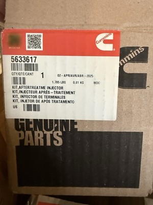 Cummins 5633617 After treatment Fuel Injector Kit