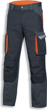 Neu Uvex 9877007 Cargohose metal grau, orange 48 Arbeitshose