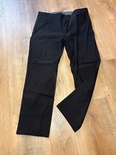 Denali Men's Flex Waistband Travel Pant Straight Fit Black, 38/30 