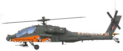 Takom 1/35 Dutch AH-64D Special Marking Plastic Model TKO2609 Helicopterfrom JP