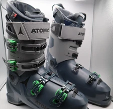 Atomic Men's Hawx Ultra 120 S GW Snow Ski Boots Grey Blue Sz 29 / 29.5