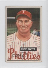 1951 Bowman Eddie Sawyer #184 1q2