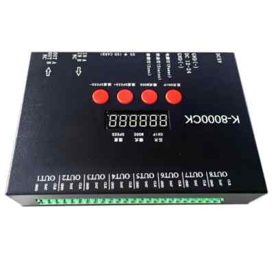 K-8000CK LED pixel SD card controller T-8000'upgraded version off-lineSPI signal