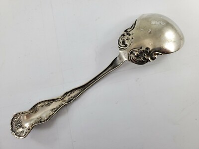 Vintage WM Rogers & Son Silver Plated Sugar Spoon - 5 3/4