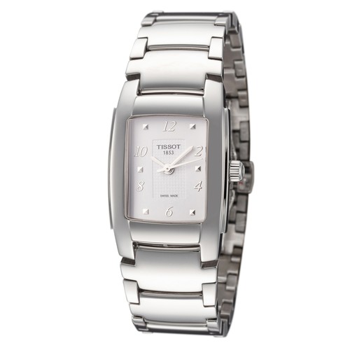 Tissot Women's T0733101101700 T-Collection 25.4mm White Dial SS Watch | eBay