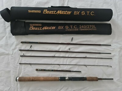 shimano beastmaster rod 8ft Shimano beastmaster STC spinning rod with case (3-14g) 8ft/9ft version