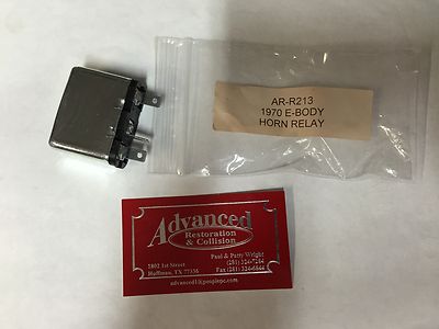 MOPAR 1970 E-Body Horn Relay Challenger Barracuda Cuda