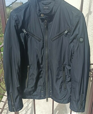 Diesel mens teflon nylon windbreaker jacket coat